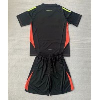 Camiseta Alemania Portero Primera Equipación Replica Eurocopa 2024 para niños mangas cortas (+ Pantalones cortos)